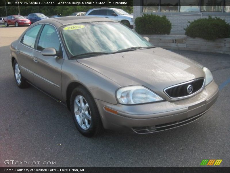 Arizona Beige Metallic / Medium Graphite 2002 Mercury Sable GS Sedan