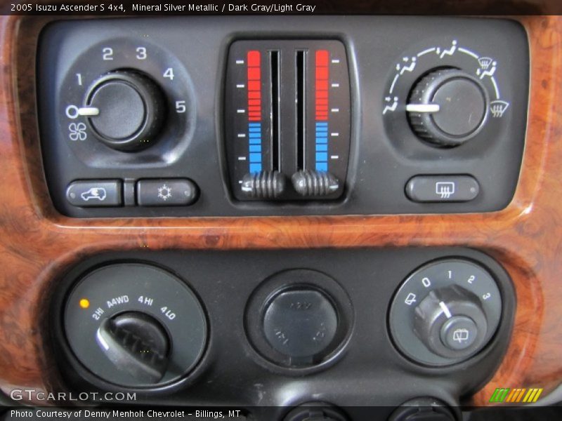 Controls of 2005 Ascender S 4x4