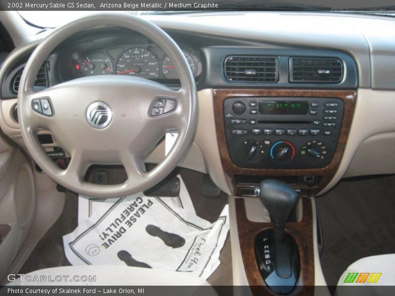 Arizona Beige Metallic / Medium Graphite 2002 Mercury Sable GS Sedan