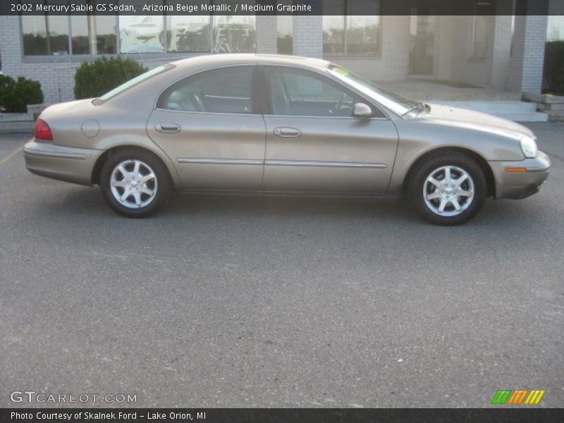 Arizona Beige Metallic / Medium Graphite 2002 Mercury Sable GS Sedan