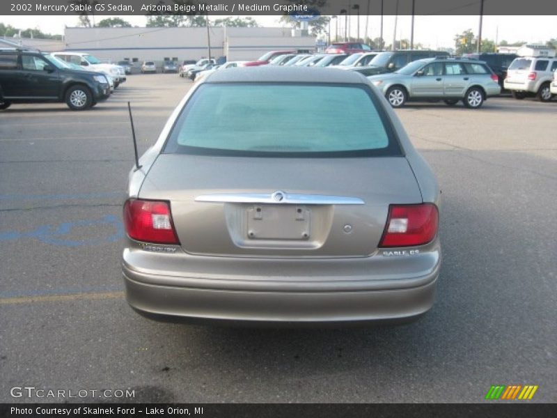 Arizona Beige Metallic / Medium Graphite 2002 Mercury Sable GS Sedan