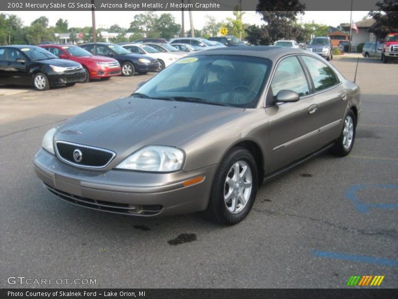 Arizona Beige Metallic / Medium Graphite 2002 Mercury Sable GS Sedan