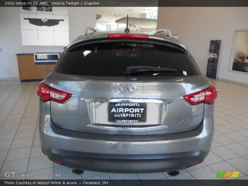Umbria Twilight / Graphite 2009 Infiniti FX 35 AWD