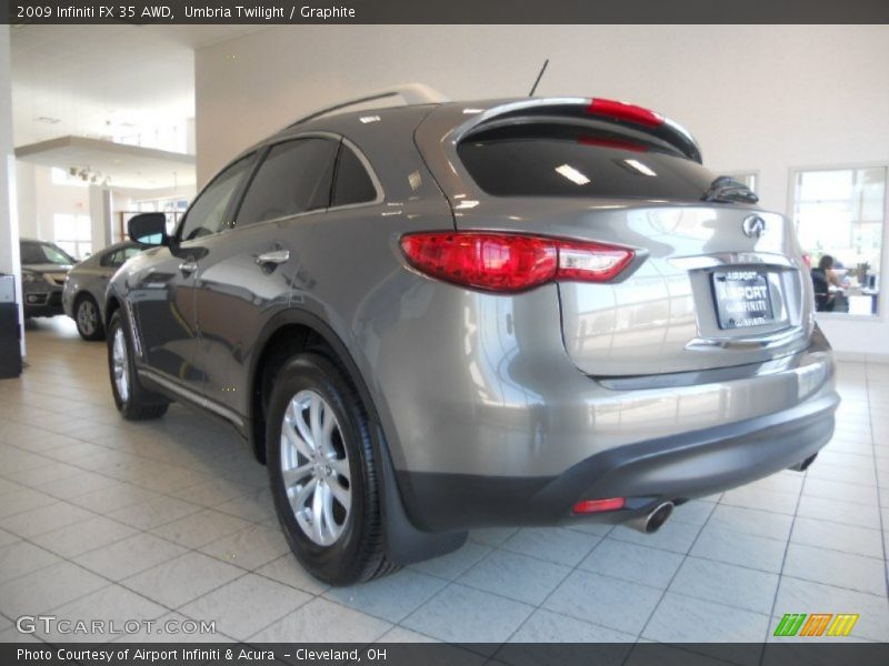 Umbria Twilight / Graphite 2009 Infiniti FX 35 AWD