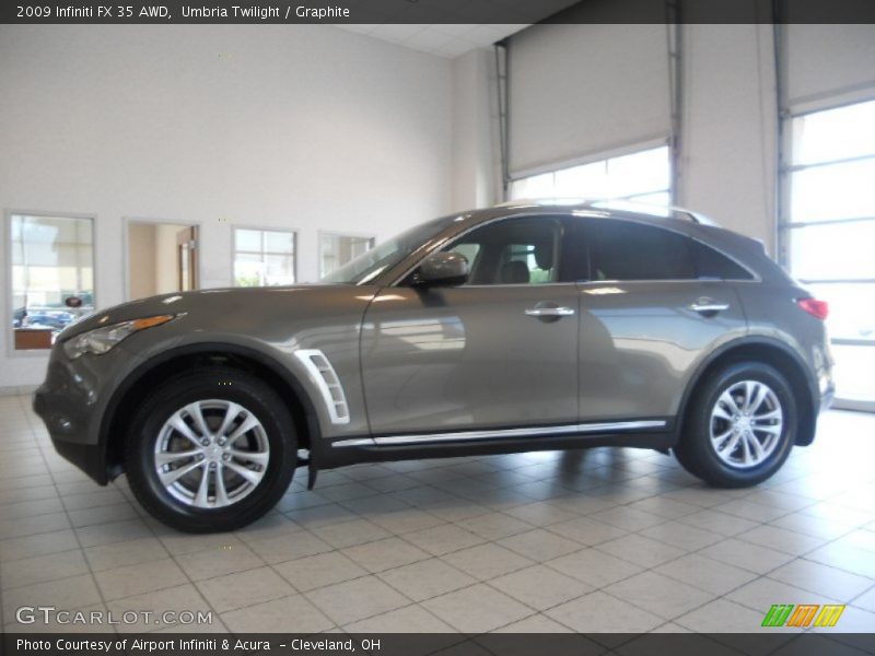 Umbria Twilight / Graphite 2009 Infiniti FX 35 AWD