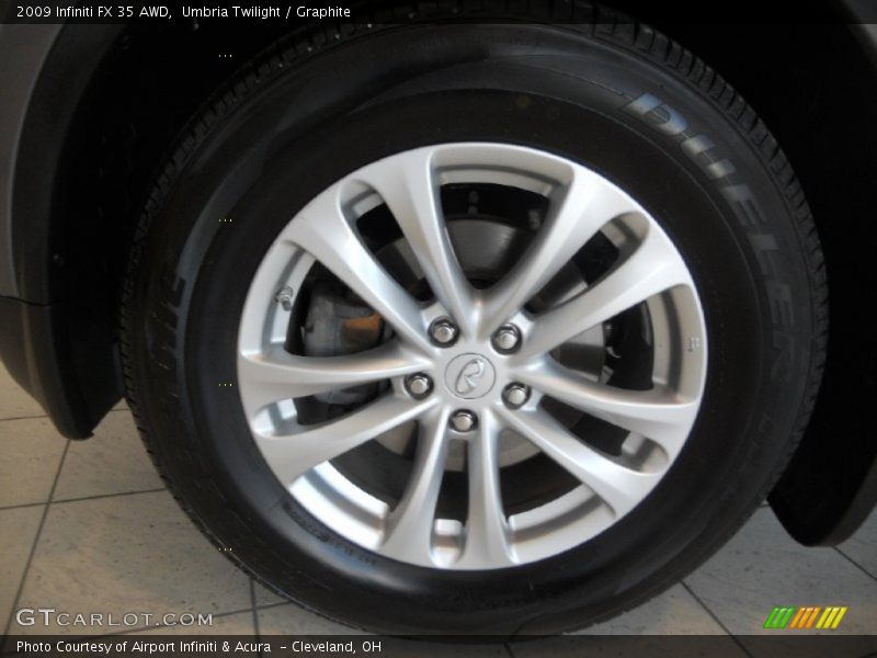 Umbria Twilight / Graphite 2009 Infiniti FX 35 AWD