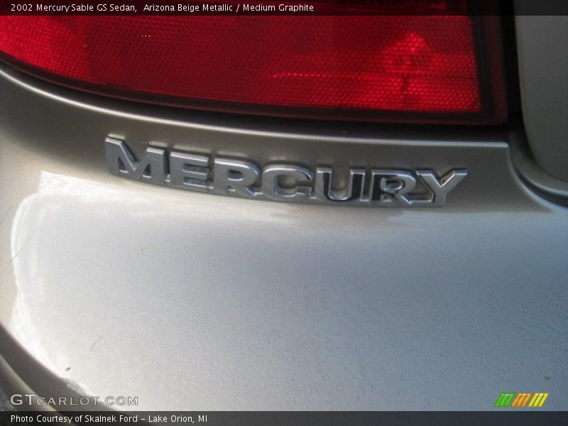 Arizona Beige Metallic / Medium Graphite 2002 Mercury Sable GS Sedan