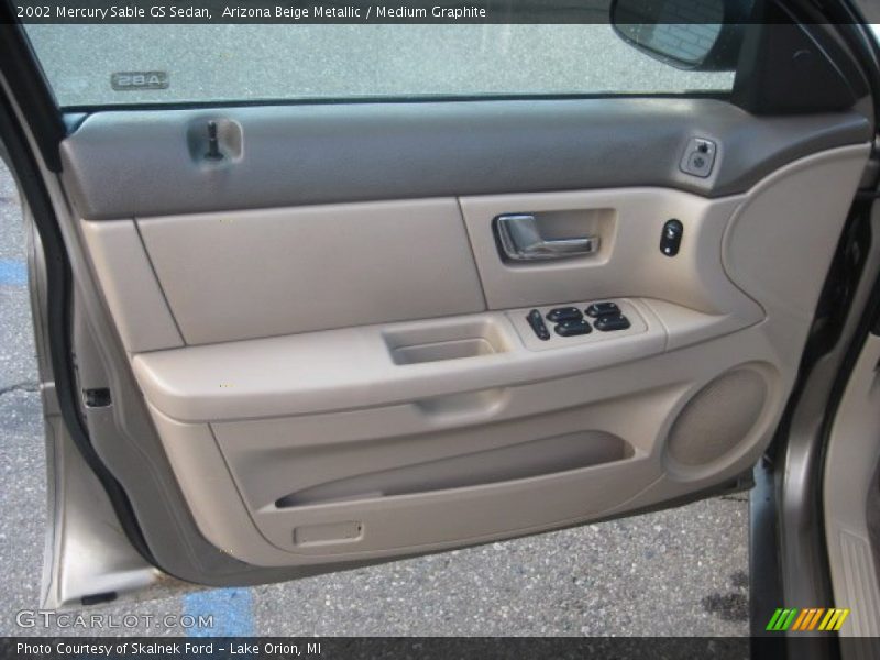 Arizona Beige Metallic / Medium Graphite 2002 Mercury Sable GS Sedan