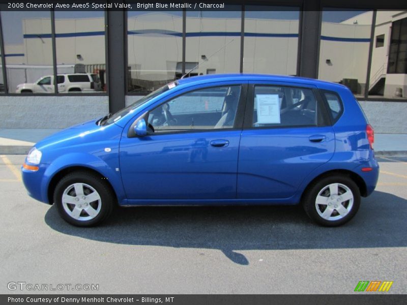 Bright Blue Metallic / Charcoal 2008 Chevrolet Aveo Aveo5 Special Value