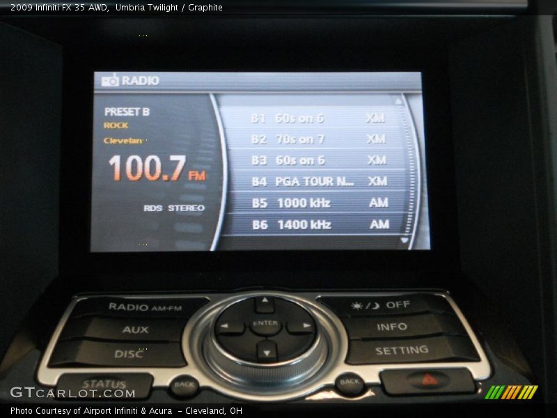 Umbria Twilight / Graphite 2009 Infiniti FX 35 AWD