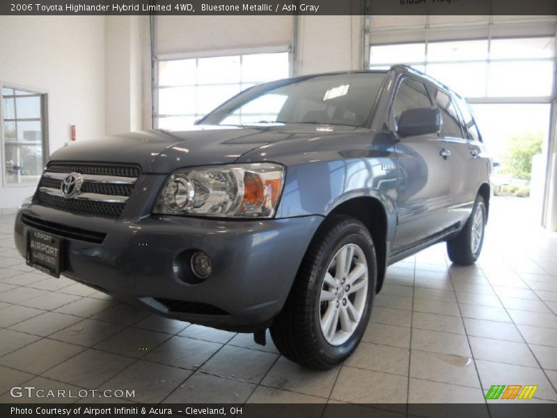 Bluestone Metallic / Ash Gray 2006 Toyota Highlander Hybrid Limited 4WD