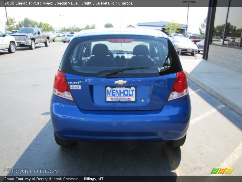 Bright Blue Metallic / Charcoal 2008 Chevrolet Aveo Aveo5 Special Value