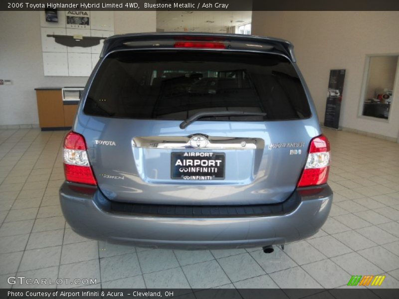 Bluestone Metallic / Ash Gray 2006 Toyota Highlander Hybrid Limited 4WD