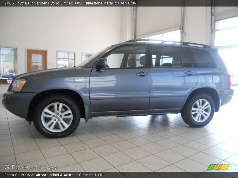 Bluestone Metallic / Ash Gray 2006 Toyota Highlander Hybrid Limited 4WD