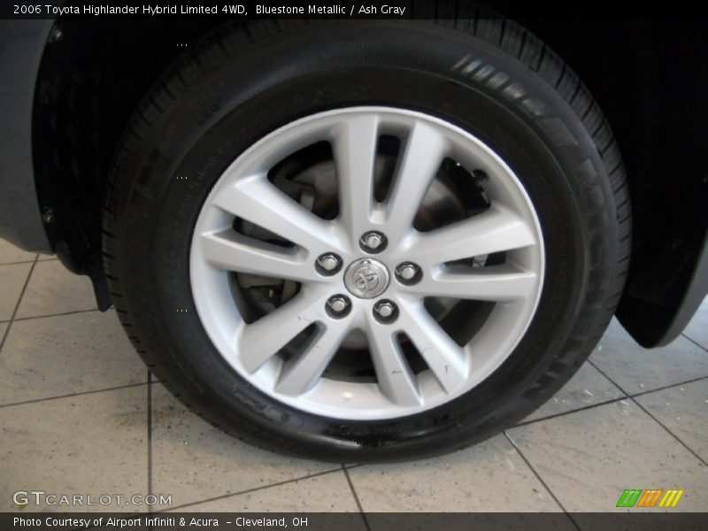 Bluestone Metallic / Ash Gray 2006 Toyota Highlander Hybrid Limited 4WD