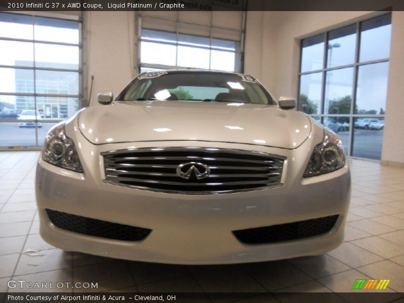 Liquid Platinum / Graphite 2010 Infiniti G 37 x AWD Coupe