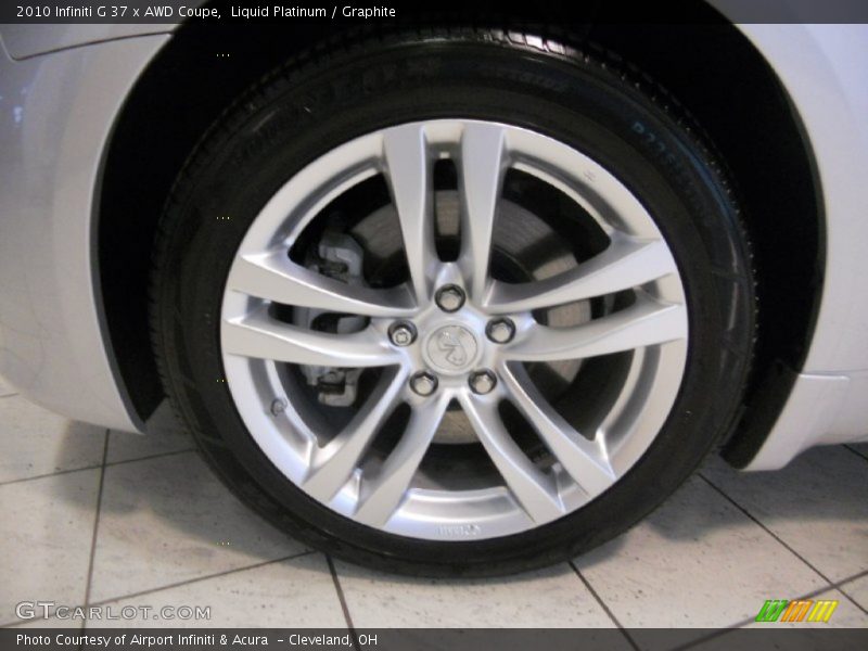  2010 G 37 x AWD Coupe Wheel