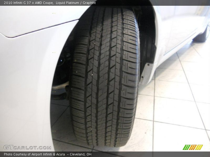 Liquid Platinum / Graphite 2010 Infiniti G 37 x AWD Coupe
