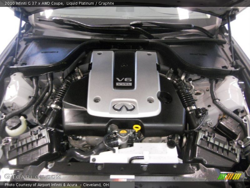  2010 G 37 x AWD Coupe Engine - 3.7 Liter DOHC 24-Valve CVTCS V6