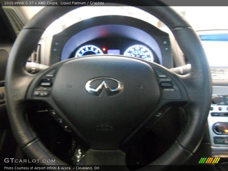 Liquid Platinum / Graphite 2010 Infiniti G 37 x AWD Coupe