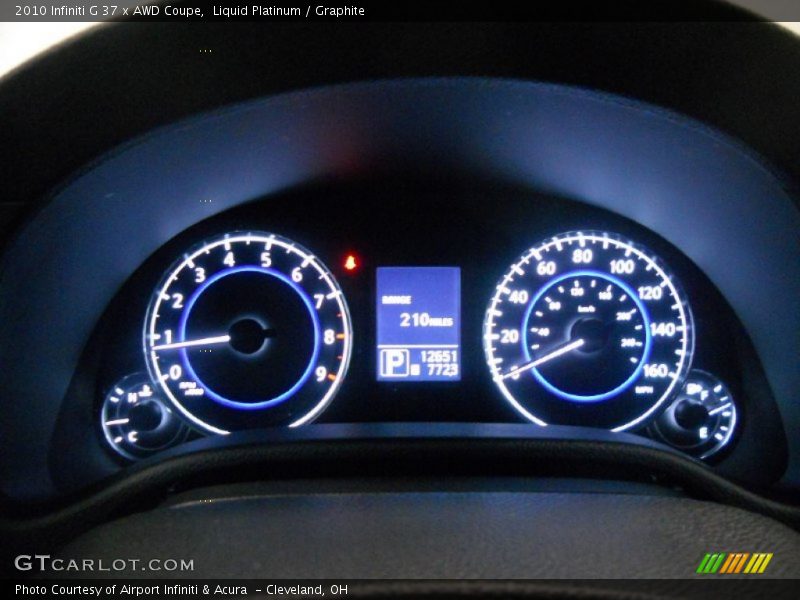 Liquid Platinum / Graphite 2010 Infiniti G 37 x AWD Coupe