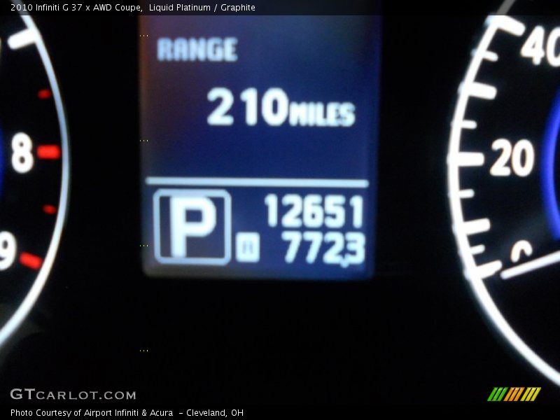 Liquid Platinum / Graphite 2010 Infiniti G 37 x AWD Coupe