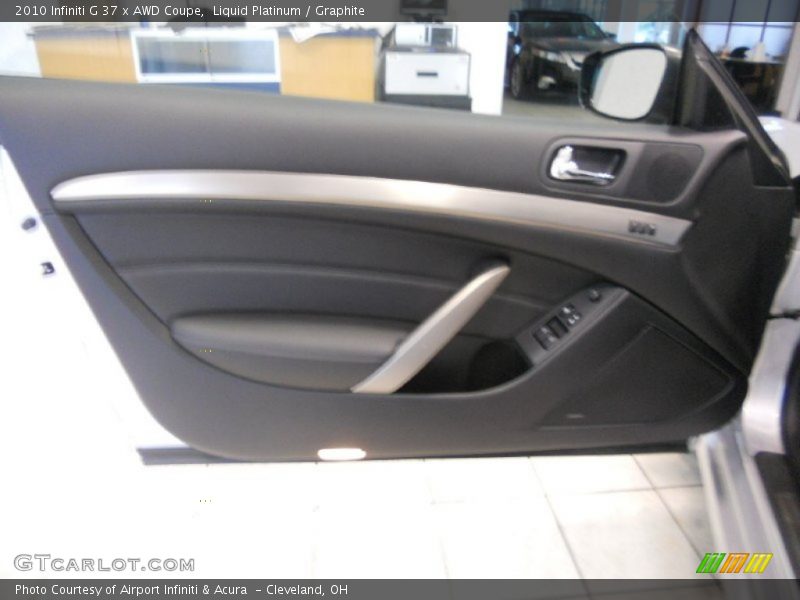 Liquid Platinum / Graphite 2010 Infiniti G 37 x AWD Coupe