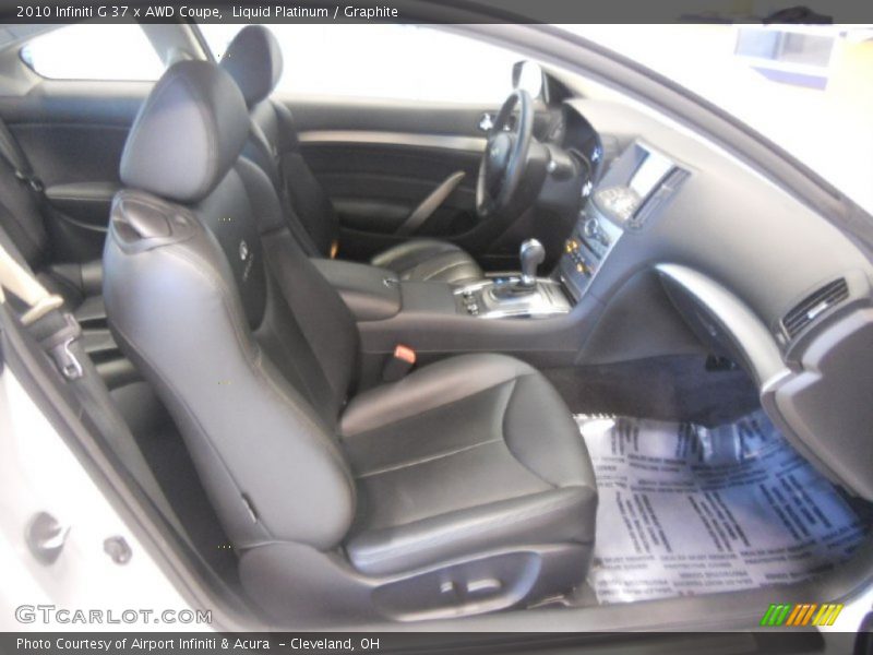 Liquid Platinum / Graphite 2010 Infiniti G 37 x AWD Coupe