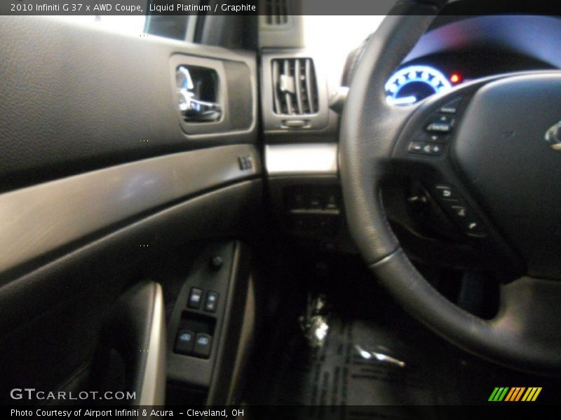 Liquid Platinum / Graphite 2010 Infiniti G 37 x AWD Coupe