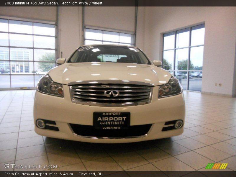 Moonlight White / Wheat 2008 Infiniti M 45x AWD Sedan