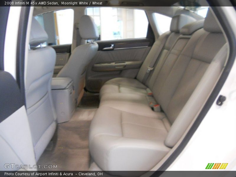 Moonlight White / Wheat 2008 Infiniti M 45x AWD Sedan