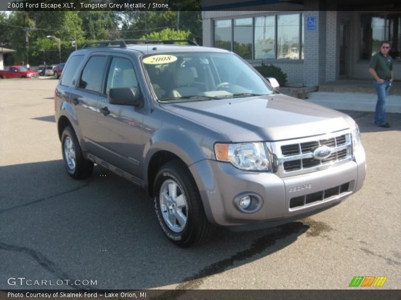 Tungsten Grey Metallic / Stone 2008 Ford Escape XLT