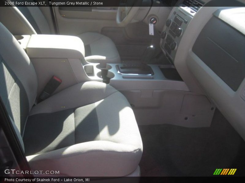 Tungsten Grey Metallic / Stone 2008 Ford Escape XLT