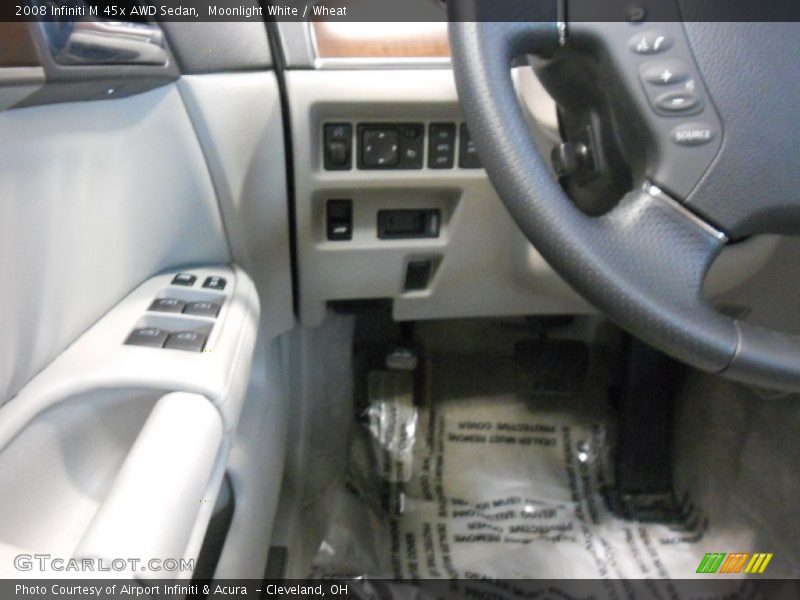 Moonlight White / Wheat 2008 Infiniti M 45x AWD Sedan