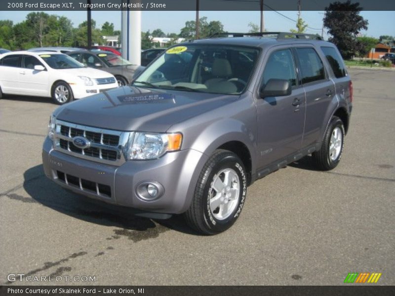 Tungsten Grey Metallic / Stone 2008 Ford Escape XLT