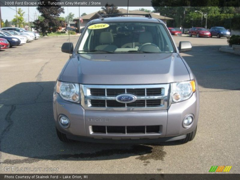 Tungsten Grey Metallic / Stone 2008 Ford Escape XLT