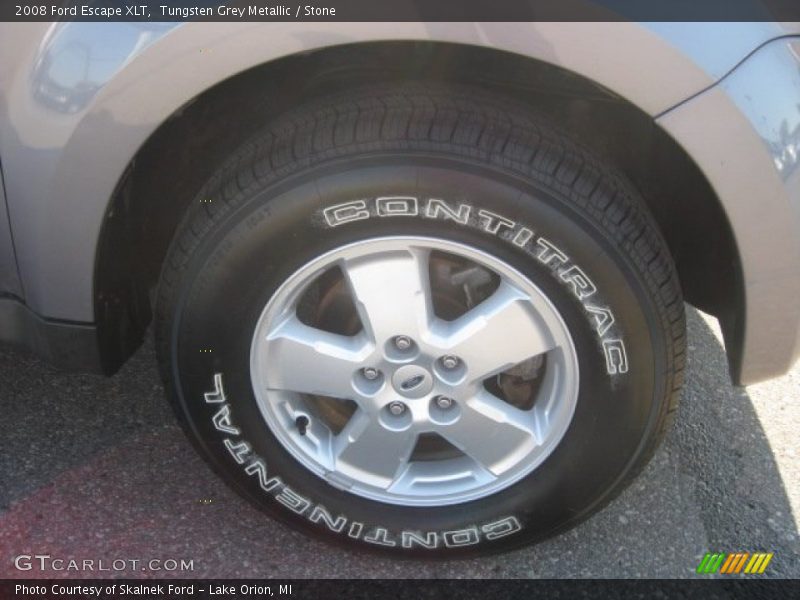 Tungsten Grey Metallic / Stone 2008 Ford Escape XLT