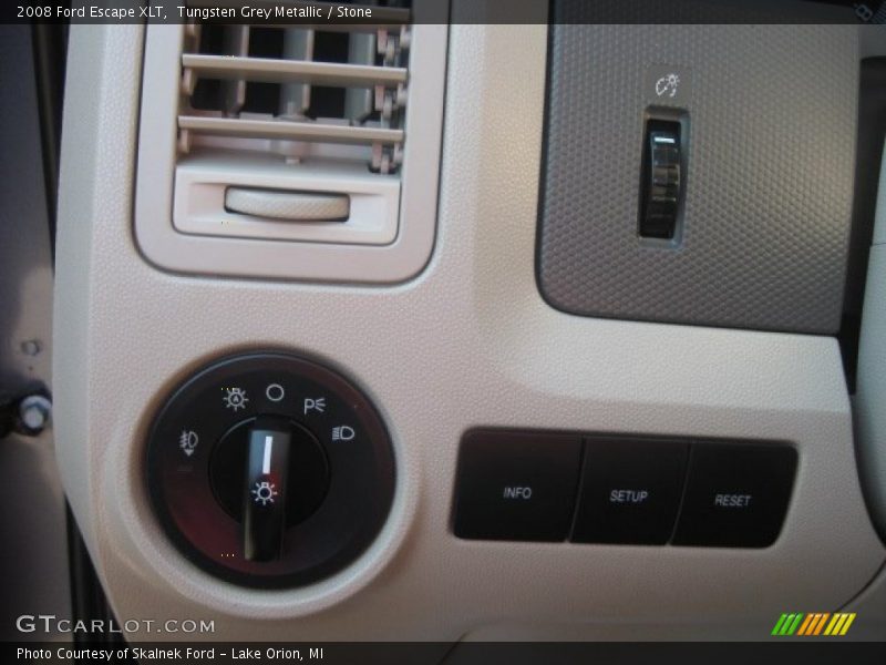 Tungsten Grey Metallic / Stone 2008 Ford Escape XLT