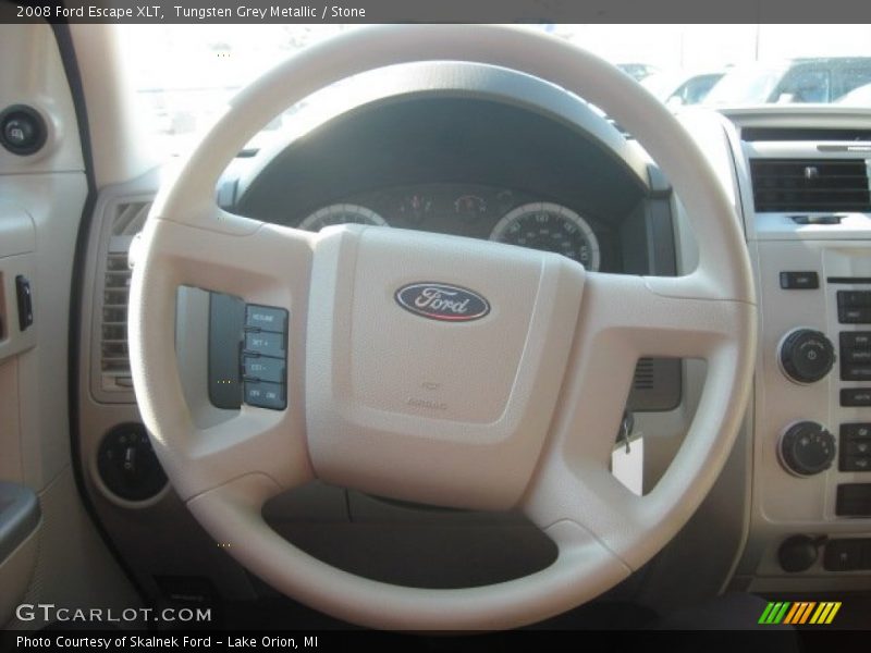 Tungsten Grey Metallic / Stone 2008 Ford Escape XLT