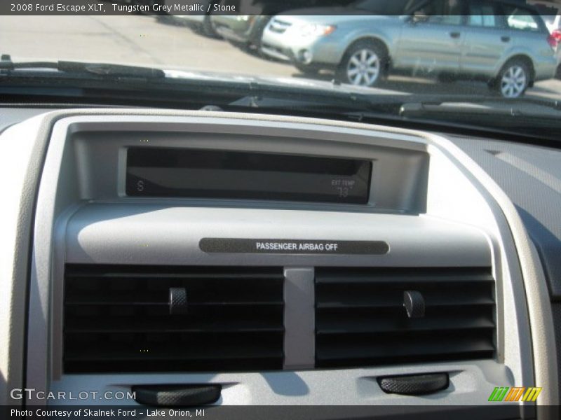 Tungsten Grey Metallic / Stone 2008 Ford Escape XLT