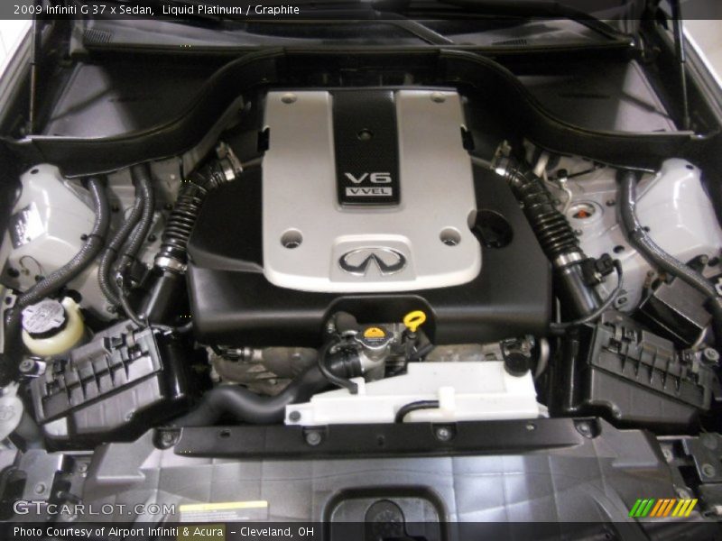 Liquid Platinum / Graphite 2009 Infiniti G 37 x Sedan
