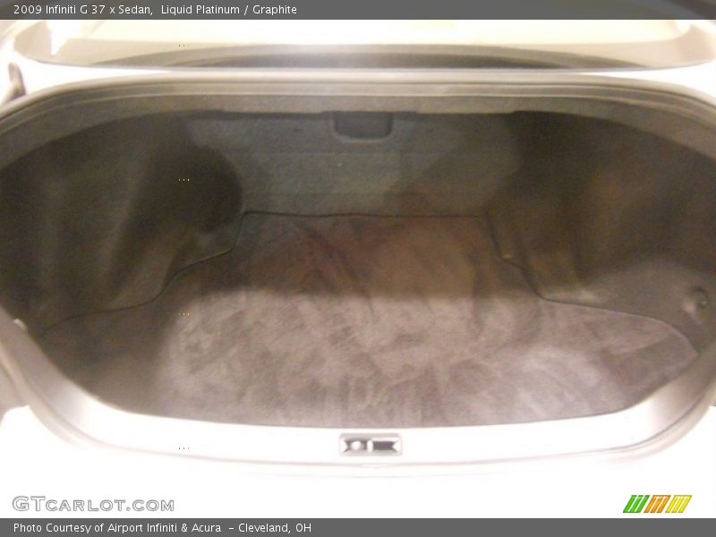 Liquid Platinum / Graphite 2009 Infiniti G 37 x Sedan
