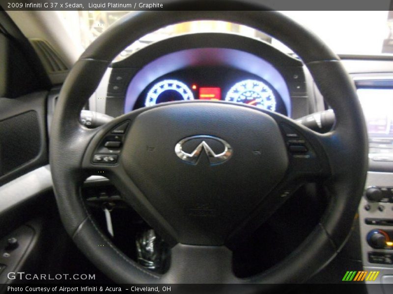 Liquid Platinum / Graphite 2009 Infiniti G 37 x Sedan