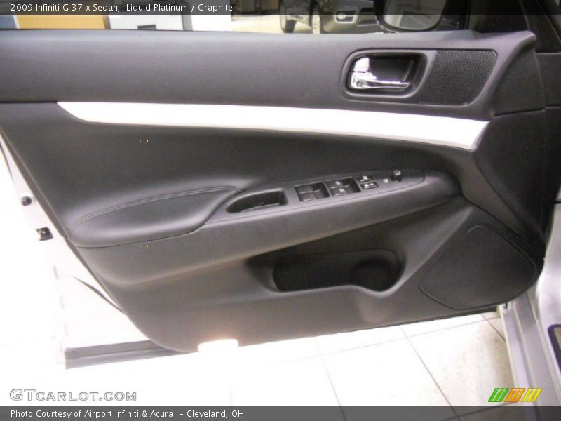 Liquid Platinum / Graphite 2009 Infiniti G 37 x Sedan