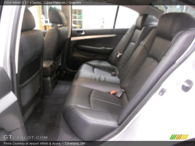 Liquid Platinum / Graphite 2009 Infiniti G 37 x Sedan