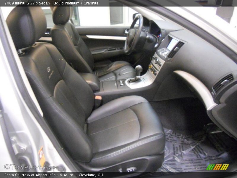 Liquid Platinum / Graphite 2009 Infiniti G 37 x Sedan