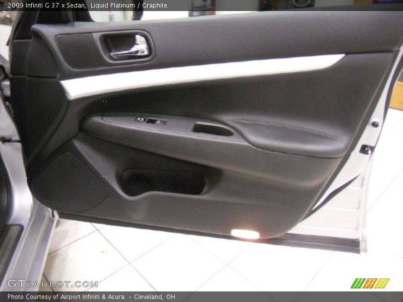 Liquid Platinum / Graphite 2009 Infiniti G 37 x Sedan