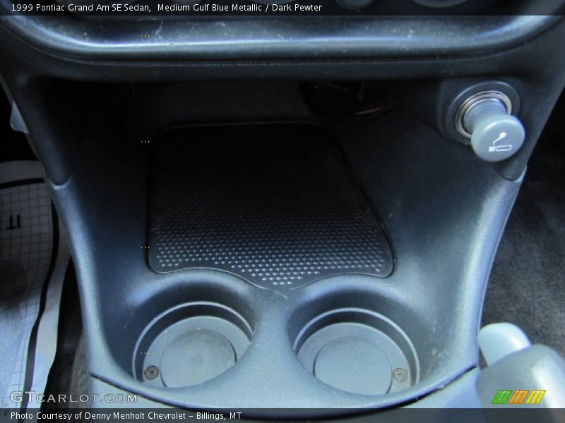 Medium Gulf Blue Metallic / Dark Pewter 1999 Pontiac Grand Am SE Sedan