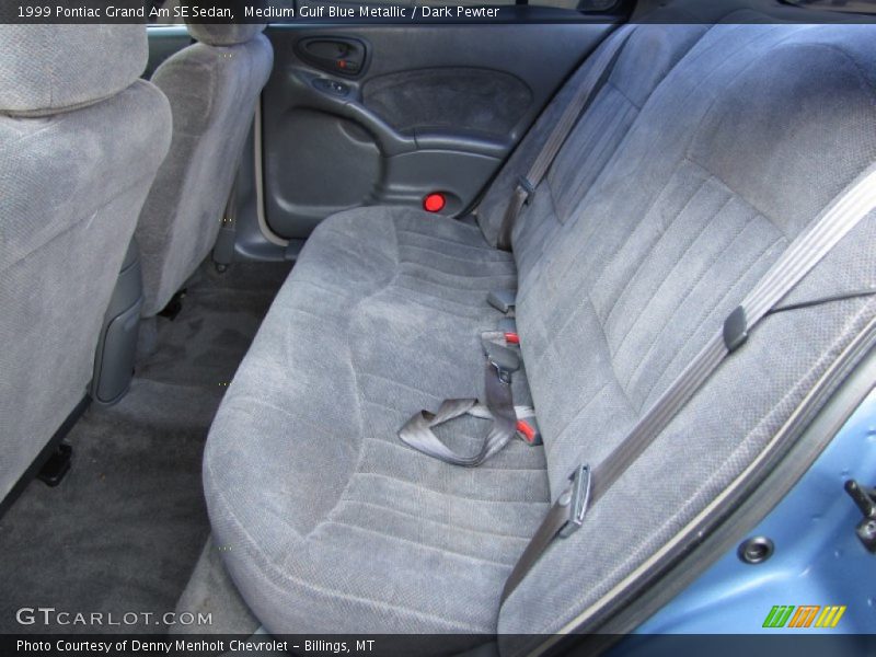  1999 Grand Am SE Sedan Dark Pewter Interior