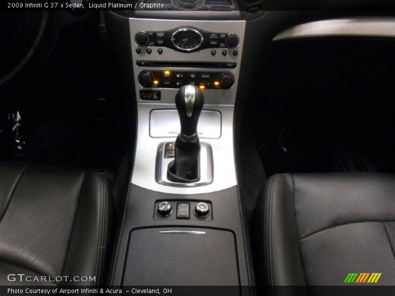Liquid Platinum / Graphite 2009 Infiniti G 37 x Sedan
